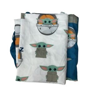 Star Wars Kids The Mandalorian Baby‎ Yoda Twin Fitted Sheet Set Bedding Set
